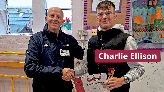 Charlie Ellison – Apprentice of the Month – October 2023