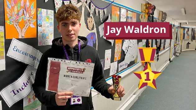 Jay Waldron – Apprentice of the Month – October 2023