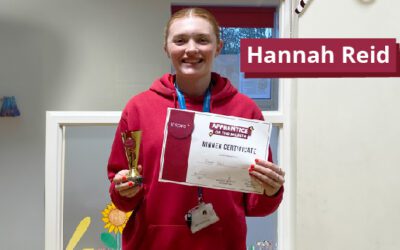 Hannah Reid – Apprentice of the Month – November 2023