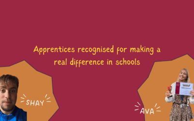 Apprentices recognised for making a real difference in schools