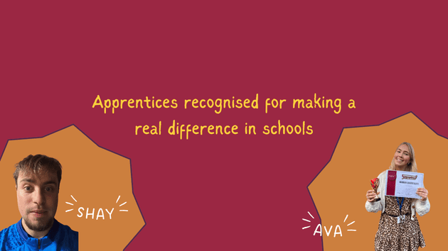 Apprentices recognised for making a real difference in schools