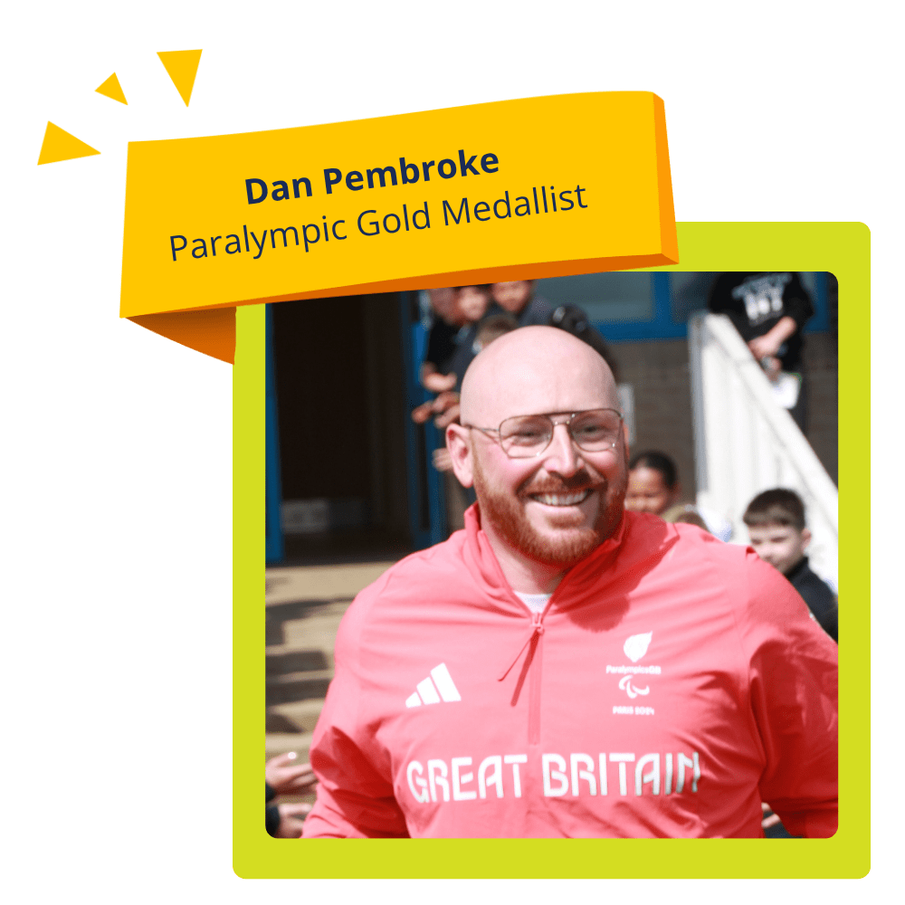 Dan Pembroke at the inspire+ Mini Olympics