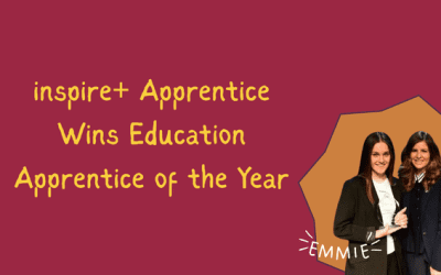 inspire+ Apprentice Wins Education Apprentice of the Year