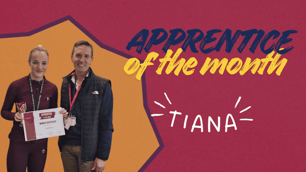 Tiana Mason – Apprentice of the Month